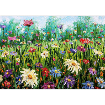 Floral Peel & Stick Floral Border
