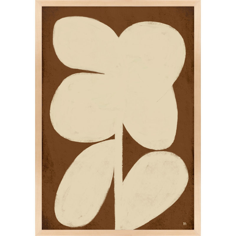 " Flower 2 " by StudioM, Maple Framed, 50" H x 35" W