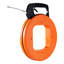 Ruban à poisson, 200 pi, 3/16 po, extracteur de fil en fibre de verre avec boîtier et poignée optimisés, extracteur de câble facile à utiliser, outils de pêche en fil flexible pour conduits électriques et muraux, non conducteur