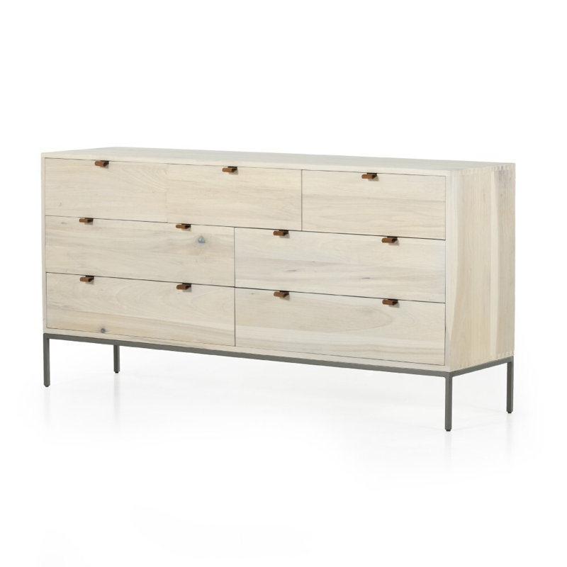 Trey 7 - Drawer Dresser, Dove Poplar