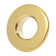 1.22 In. Sink Basin Vanity Trim Overflow Cover Brass Insert Vessel In Hole Round Caps In Brushed Nickel (2-Pack)