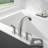 Double Handle Deck Mounted Roman Tub Faucet with Rough-in Valve-102053827