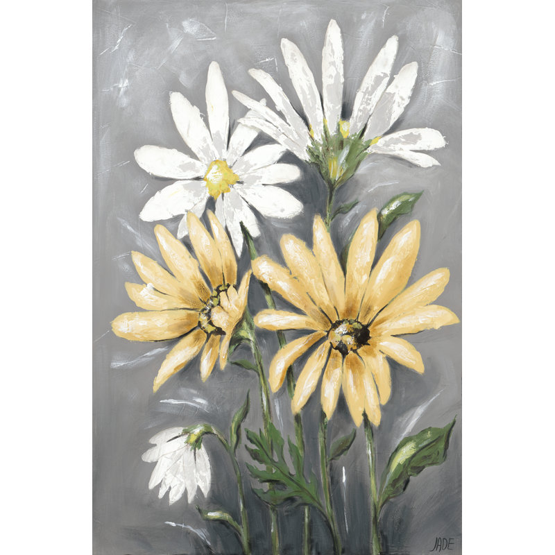 Summer Daisies II, H 30 po x l 20 po x P 1,25 po