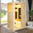 OUTEXER 1 - Person Bluetooth Compatible FAR Infrared Sauna in Spruce