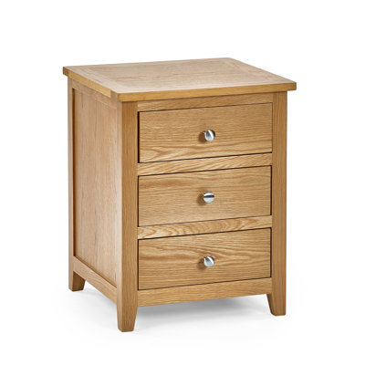 Kleon 44cm W Solid Wood Bedside Table