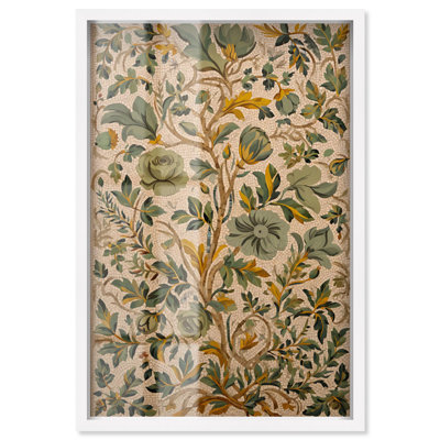 «Morris Garden», reproduction d'art avec boîte-cadre par Art Remedy