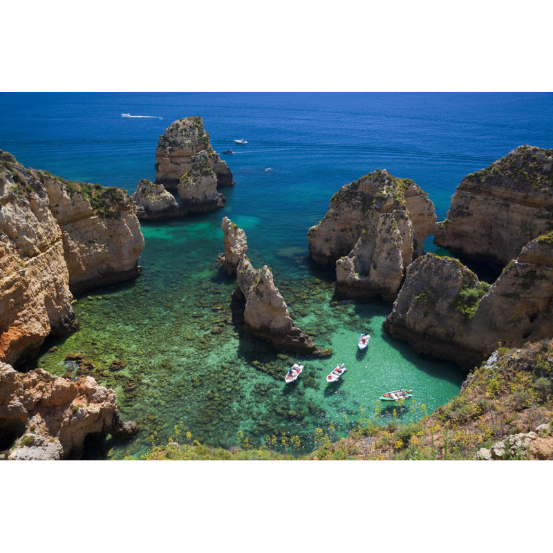 Ponta Da Piedade by Lucynakoch - Wrapped Canvas Print, 81cm H x 122cm W