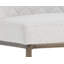 5West Upholstered Stool with Metal Frame-1101050368-1108463831