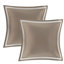 8 Piece Jacquard Comforter Set Tan/Ivory Queen-128898506-128898511