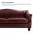 Ashantae 81.5'' Traditional Genuine Leather Sofa with Solid Tapered Wood Legs-89126767
