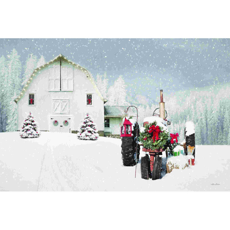 Snowy Country Christmas Wishes, H 20 po x l 30 po
