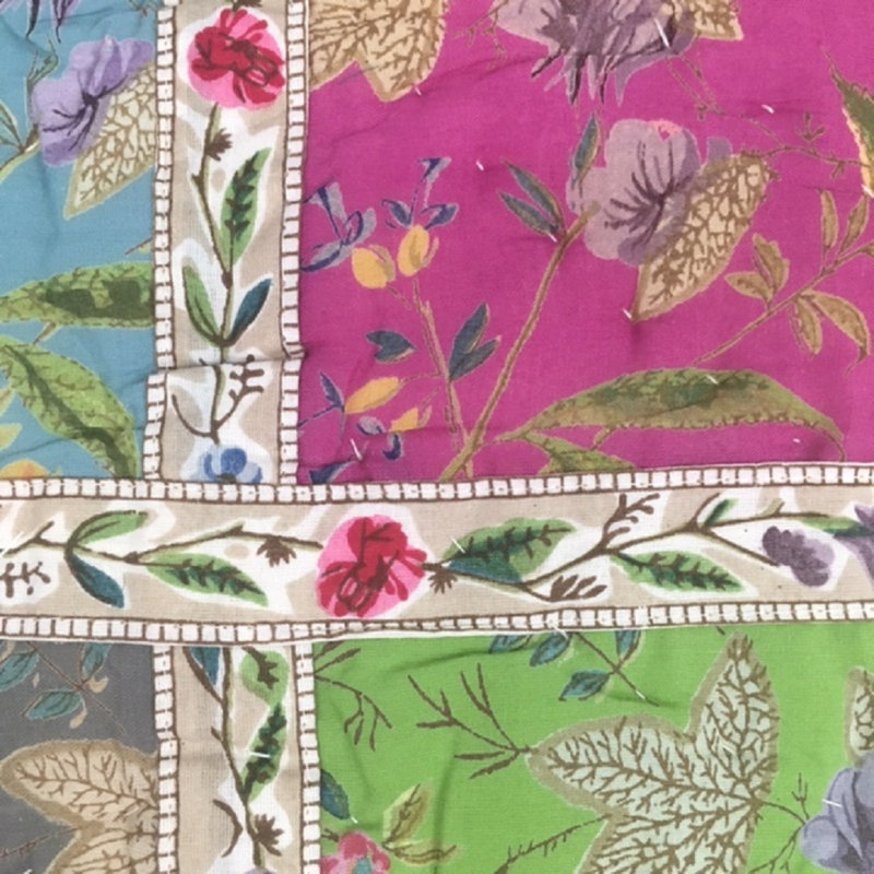 Farmhouse / Country Cotton Patchwork Quilt