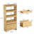 Tall Bookshelf with Storage Drawers,Modern Bookcase with File Cabinet