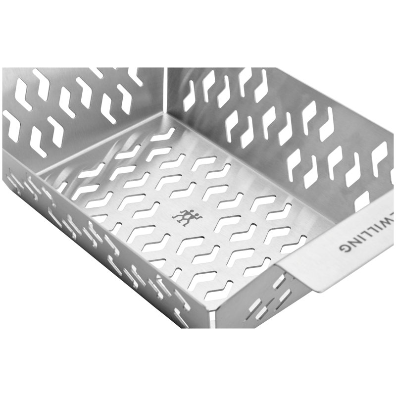 BBQ+ Dishwasher Safe Stainless Steel Grill Basket, 2.56'' H x 10'' W x 5.75''