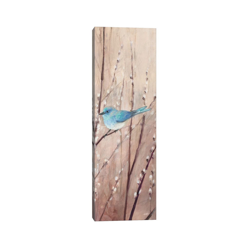 Pretty Birds I by Julia Purinton - Wrapped Canvas Panoramic Painting, 30.48 cm H x 91.44 cm W x 3.175 cm D