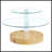 Contemporary Artistic Double Layer Coffee Table