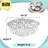 Modern Led 19.6" Crystal Ceiling Light For Living Room