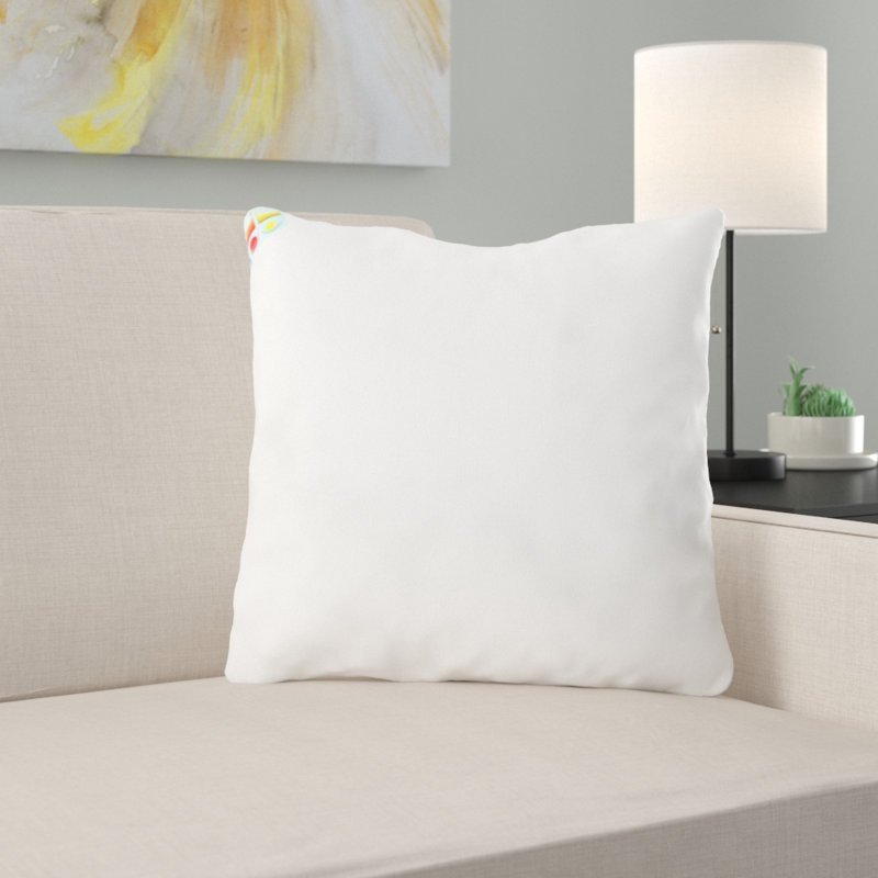 Bufford Square Pillow Cover & Insert, Microsuede, Indoor