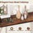 Narrow Console Table 2-tier Entryway Table With Storage 2 Support Bars Sofa Table