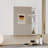 A White MDF Material Mirror Cabinet