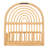Almeeta Solid Wood Wall Organizer with Wall Baskets
