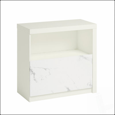 Lateral File with Cubbyhole Storage, Perfect for Organizing Documents and Supplies in Home or Office Spaces.