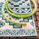 Tapis turquoise/bleu Northpoint