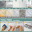 Ensemble de 5 tablettes de douche murales antirouille et imperméables-792211762