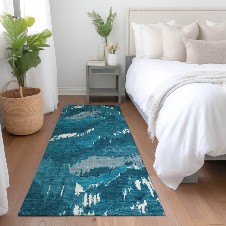 Lamanna Washable Abstract Indoor / Outdoor Rug