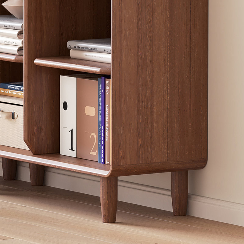 Popular Classic Storage Bookcase, Dark brown