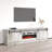 Grigsby 78.7" Modern TV Stand with Electric Fireplace, Matte Finish, Media Storage-1216044708