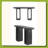 50" Modern Art Sculptural Console Table
