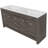 60.5" Double Bathroom Vanity With Cultured Marble Top-700561731
