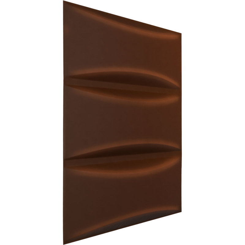 Panneau mural décoratif traditionnel EnduraWall 3D (paquet de 12 pour 32,04 pieds carrés), Rouille métallique