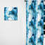 Rideau obscurcissant en marbre bleu-blanc Oceanic Allure Marble III - 1 panneau-107610762