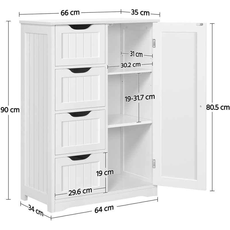 Dalewood Freestanding Bathroom Cabinet