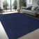  Luxurious Faux Fur Navy Color Shag Area Rug
