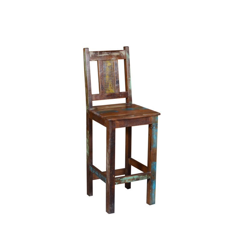 Edmead Solid Wood Counter Stool