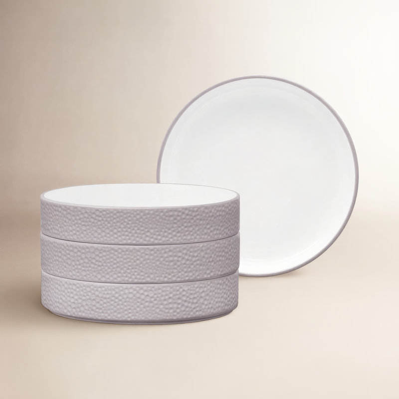 Noritake Colortex Stone Stax, assiettes profondes, 7 1/2 po, 12 oz, Taupe