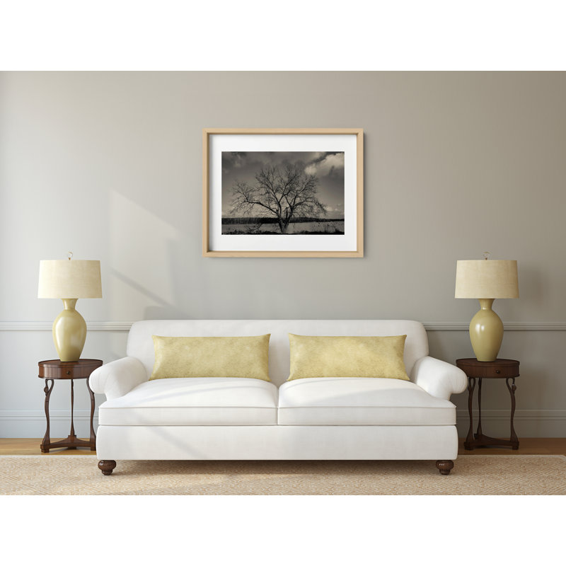 Baum Im Winter Print by Joseph Regan, Natural, 22" H x 26" W x 0.75" D