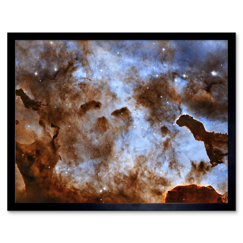 Hubble Space Telescope Carina Nebula Dust Pillars - Single Picture Frame Print