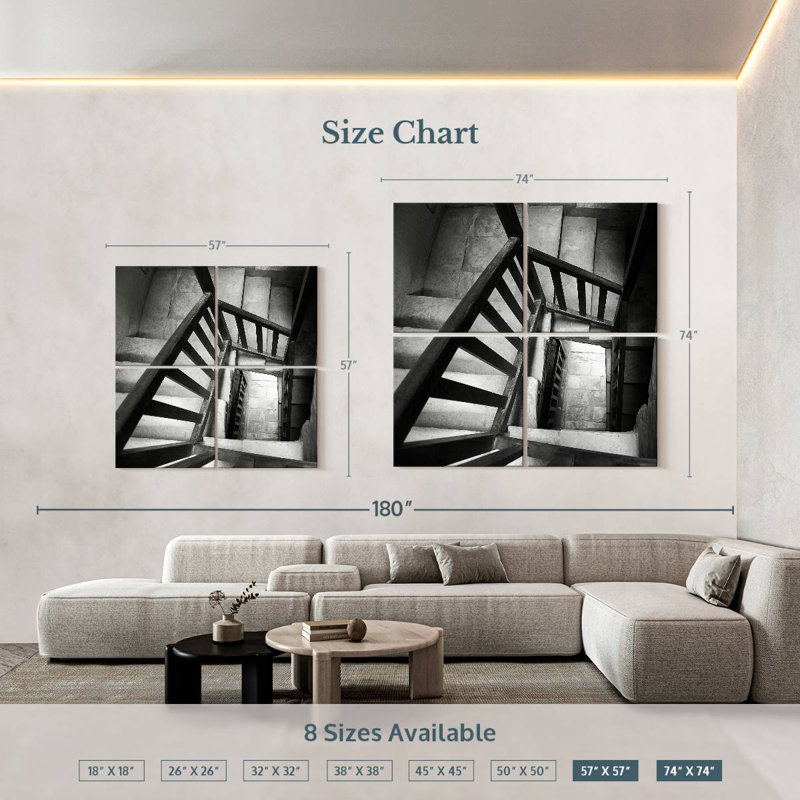 Escalier en colimaçon rétro Lilie II, H 74 po x l 74 po