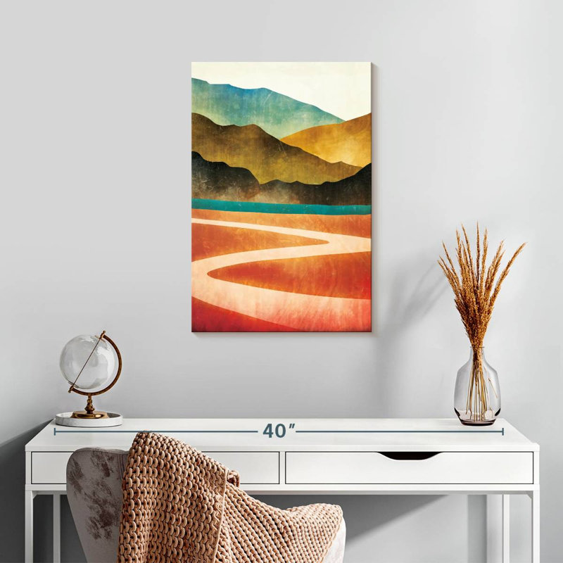 Avery Mountain Trail Abstract, 24" H x 16" W
