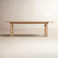 Clanton Pine Wood Dining Table