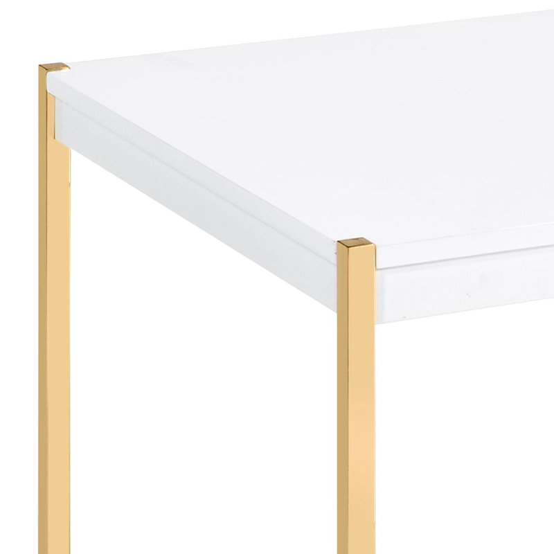 Table basse Classy White and Gold