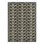 Wool Geometric Area Rug in Beige/Black-832677044