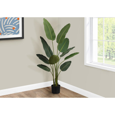 Faux Bird Of Paradise Plant in Polypropylene (Pp) Pot