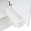 Meuble-lavabo de 30 pouces avec lavabo en céramique et rangement polyvalent - idéal pour les petites salles de bain-175466214