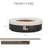 41" Round Concrete Propane Fire Pit Table