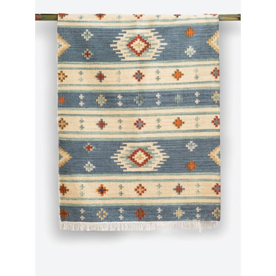 Peddie Geometric Hand Woven Area Rug